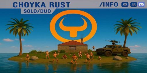 CHOYKA RUST №1 [ONE GRID] [X2] SMALL MAP - FPS+YOU-TUBE