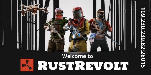 EU RustRevolt 2x No BP Wipes Solo/Duo/Trio|Shop|Noob Friendly
