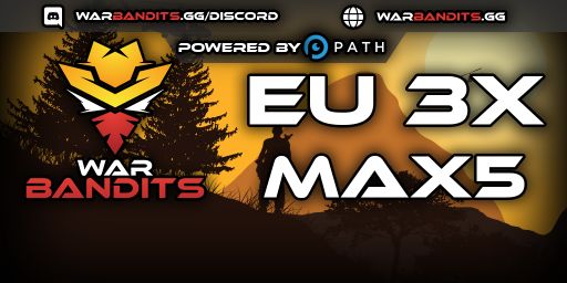 WARBANDITS.GG EU 3X MAX 5|LootX3|Clans|x3 JUST WIPED 25/03