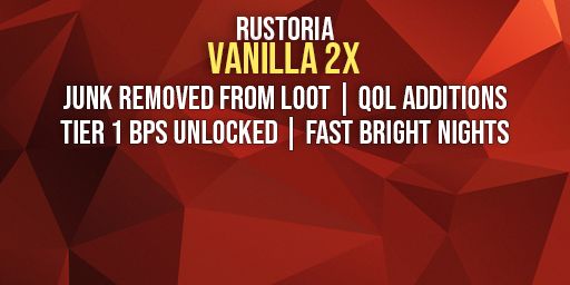 [EU] Rustoria.co 4/11 - 2x Vanilla