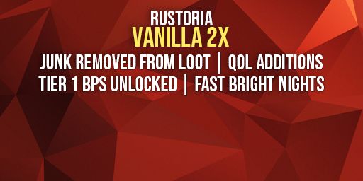 [EU] Rustoria.co 16/2 - 2x Vanilla | No BP Wipes