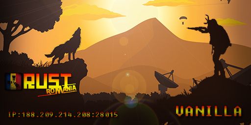 Rust Server Romania 2x [Solo/Duo/Trio LootX2]FullWipe 15/05