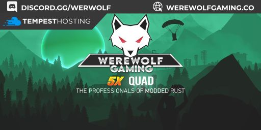 WEREWOLF GAMING.CO 5x Solo/Duo/Trio/Quad|Loot X5|TP|Homes|Kits|