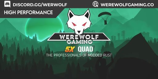 WEREWOLF GAMING.CO 5x Solo/Duo/Trio/Quad|Loot X5|TP|Homes|Kits|