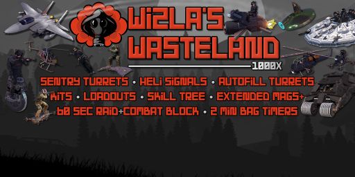 WIZLA'S WASTELAND 1000x|PvP|Planes|Loadouts| x1000 x1000000