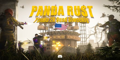 [US] | Panda Rust | 2x | Vanilla | Solo Duo Trio Quad | Just Wi