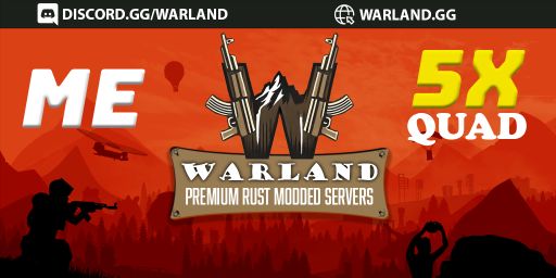 [ME] WARLAND 5x SOLO/DUO/TRIO/QUAD|LOOT X5|TP|HOMES |KITS|