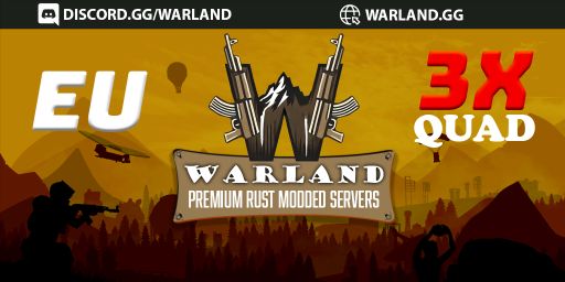 [EU] WARLAND 3x SOLO/DUO/TRIO/QUAD|LOOT X3|TP|HOMES |KITS|