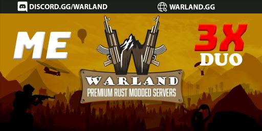 [ME] WARLAND 3x SOLO/DUO|LOOT X3|TP|HOMES |KITS|