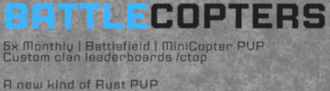 Battlecopters - 5x Battlefield - Minicopter Training - Flying P