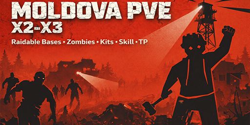 MoldovaPVE X2-X3|Raidable Bases,Zombie,Kit,Skin,Teleport