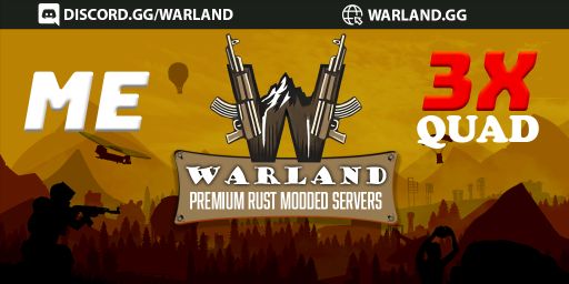 [ME] WARLAND 3x SOLO/DUO/TRIO/QUAD|LOOT X3|TP|HOMES |KITS|