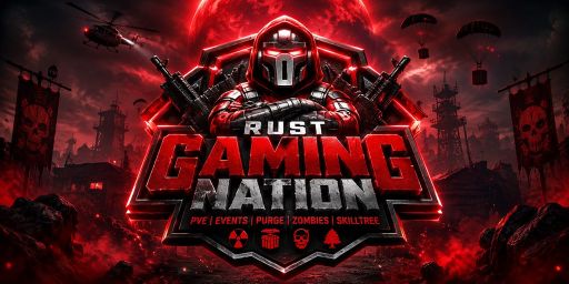 RustGamingNation 1000x PvE [Events|Purge|Zombies|SkillTree]