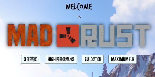 MadRust Medium | Weekly EU | Active Admins