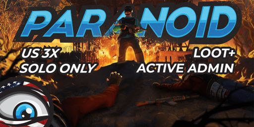 Paranoid.gg US 3x Solo Only|Loot+|Shop|Kits 6/16 JUSTWIPED x3