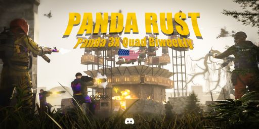 [US] | Panda Rust | 3x | Vanilla | Solo Duo Trio Quad | Just Wi