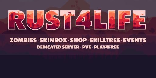 [PVE] Rust4Life.eu |x2|Skins|SkillTree|Events|&More