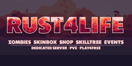 [PVE] Rust4Life.eu |x2|Skins|SkillTree|Events|&More