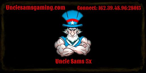 Uncle Sams 5x Clans/Drugs/PVP/Raidable +More
