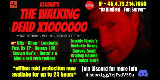 The Walking DEAD x1000000 |BF|MINI|PVP|KITS|RAID|PROTECTION