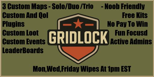 [US] Gridlock - 3x - Solo/Duo/Trio -One Grid - 1 Grid