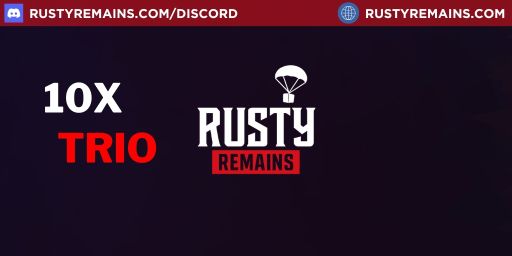 8/10 RustyRemains 10x Weekly SOLO/DUO/TRIO Loot+/Shop