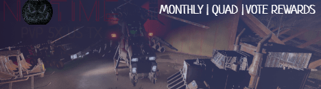 NoTime US PvP 5x [Custom|Events|SkillTree|Skins|RaidBases]+