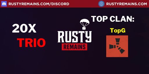 12/26 Frontline 20x Solo/Duo/Trio Loot+/Shop/Kit RustyRemains