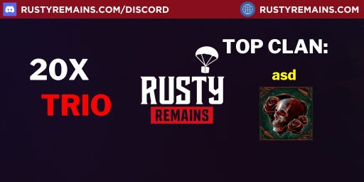 1/9 Frontline 20x Solo/Duo/Trio Loot+/Shop/Kit RustyRemains