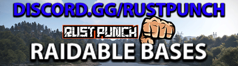 RustPunch.Net PVE |10X|PVE|Kits|Skins|NOBP|Skilltree|