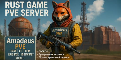 Amadeus PVE|x2/x5|RAIDBASE|Events|InstantCraft|Stack+
