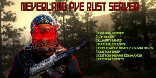 NEVERLAND X50 PVE, custom weapons, raidable bases, abandoned ba