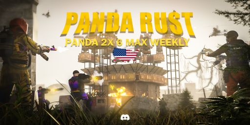 [US] | Panda Rust | 2x | Vanilla | Mondays | 6 Max | Just Wiped
