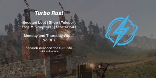Turbo Rust 10x | PvP | MyMini | SkinBox | x10