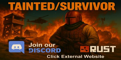 Tainted/Survivors PVE No raids ,no theft ,events, trading post