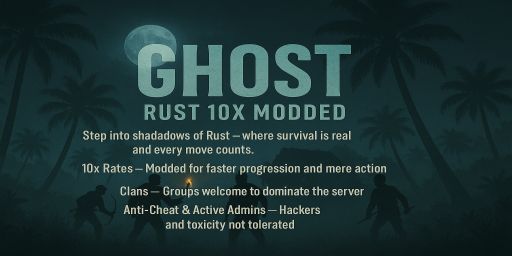 [SEA] GHOST | Rust 10x SG | Pure Survival