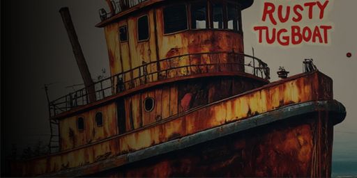 Rusty Tugboat 5X | ≤QUAD | /mini | Convoys | Patrolling Minis