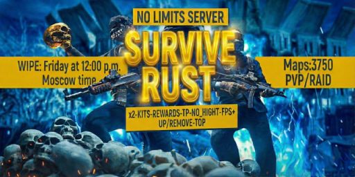 SURVIVE RUST | X2| KIT | DAYLY REWARDS | TP | NO LIMIT |