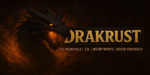 Drakrust - EU Monthly | 2x | No BP Wipes | Noob Friendly |
