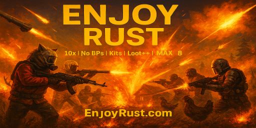 ENJOY - 10x | No BPs | [Kits | Loot++ | Shop | FPS+]