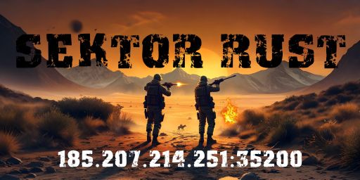 !!! [RU] SEKTOR RUST [ X1000 | CLANS | COINS ] WIPE: 26.01