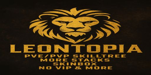 Leontopia PVE & PVP Zones, SkillTree, More Stacks, Skinbox, No 