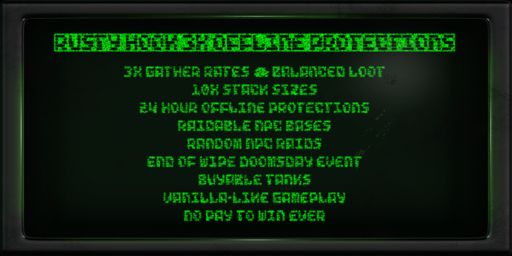 Rusty Hook 3X Offline Protections