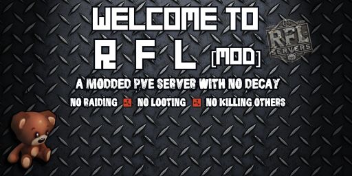 RFL 2.0 | Pure PvE [MOD] - NO Killing,Raiding or Looting