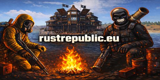 EU/CZ - RustRepublic.eu Vanilla | MAX 6 | WIPE: 1.1. 20:00