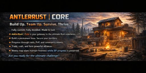 AntlerRust | 2x PvP | AC Economy | Kits | Clans | Shop| 01/20