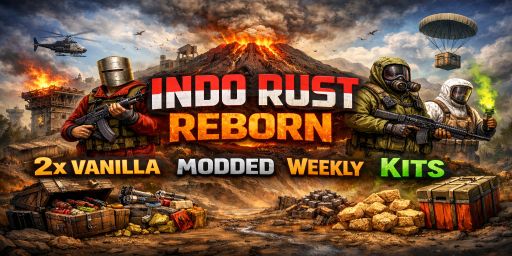 [SEA] INDO RUST REBORN | 2x Vanilla | WIPED 10/4 13 hrs ago