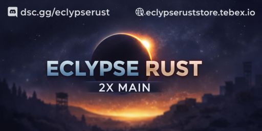 Eclypse Rust | 2x Main | Vanilla+ | Monthly JUST WIPED