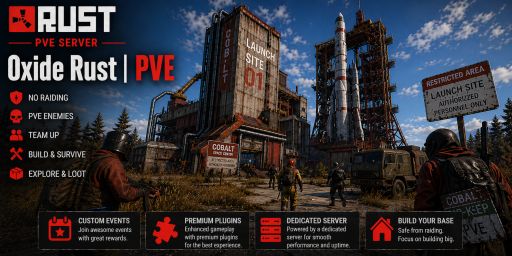 Oxide Rust | PVE - Raidable Bases | Events | No Decay