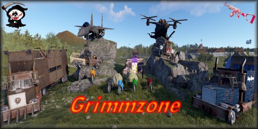 GRIMMZONE STAGING PVE US 10x | NO BPs | FREE Custom Vehicles | 